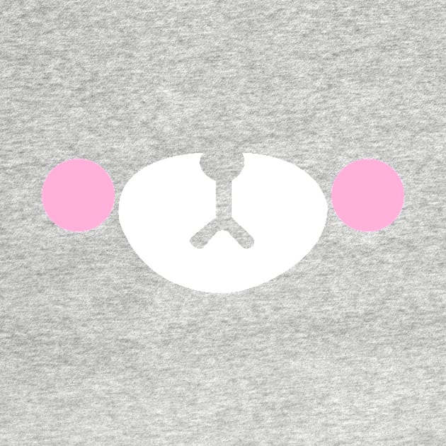 Pink kawaii bear mask by PepGuardi